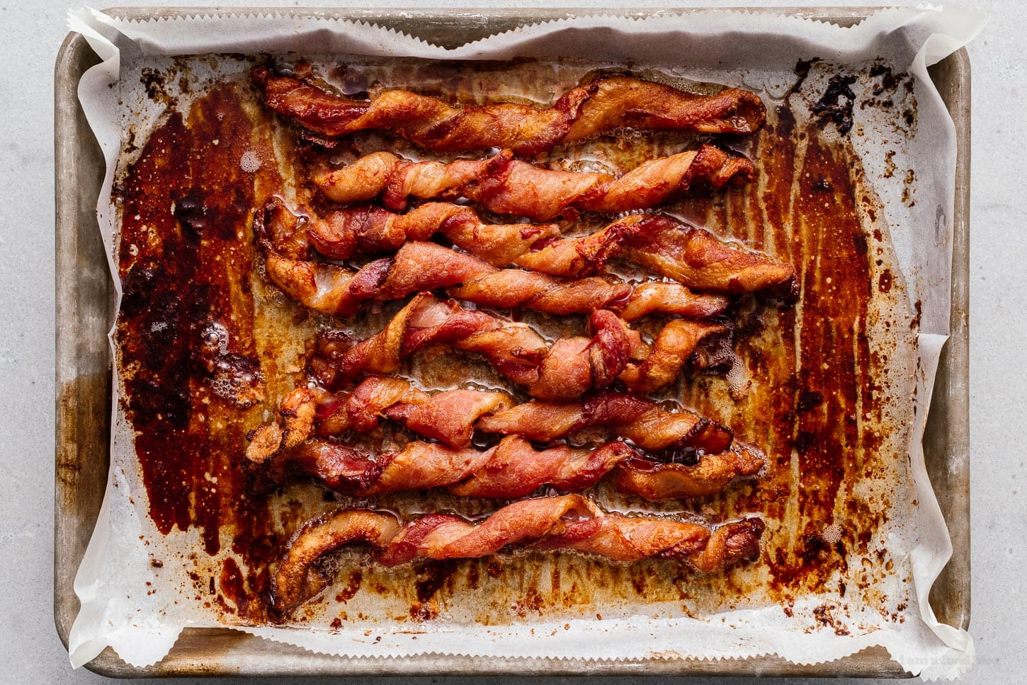 baked twisted bacon | www.iamafoodblog.com