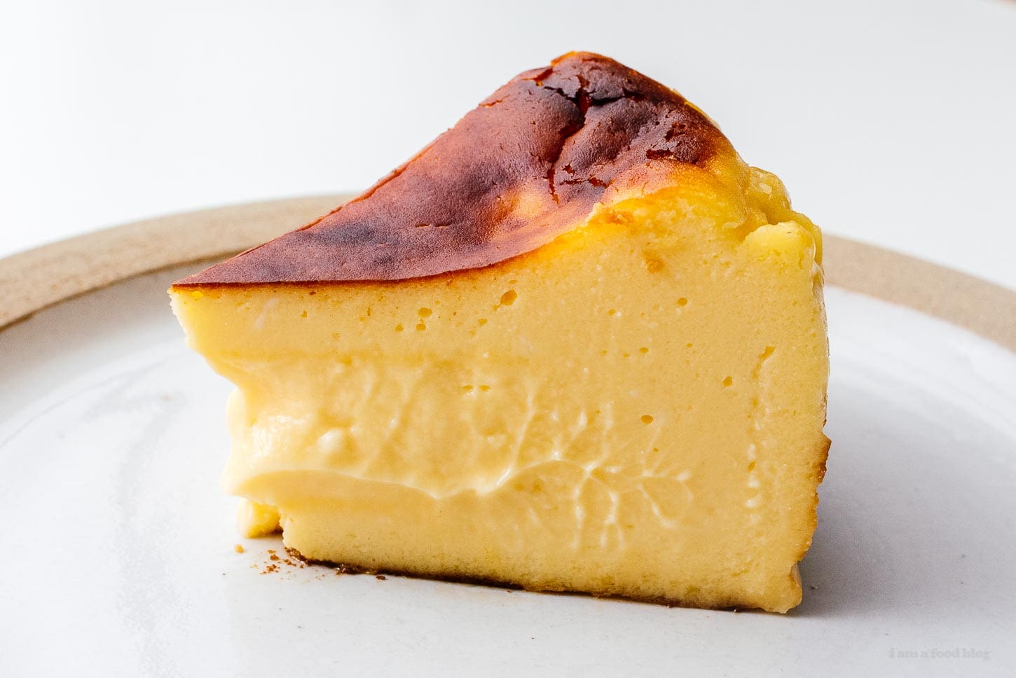 gâteau au fromage basque |  www.iamafoodblog.com