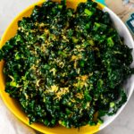 vegan kale salad with nutritional yeast | www.iamafoodblog.com