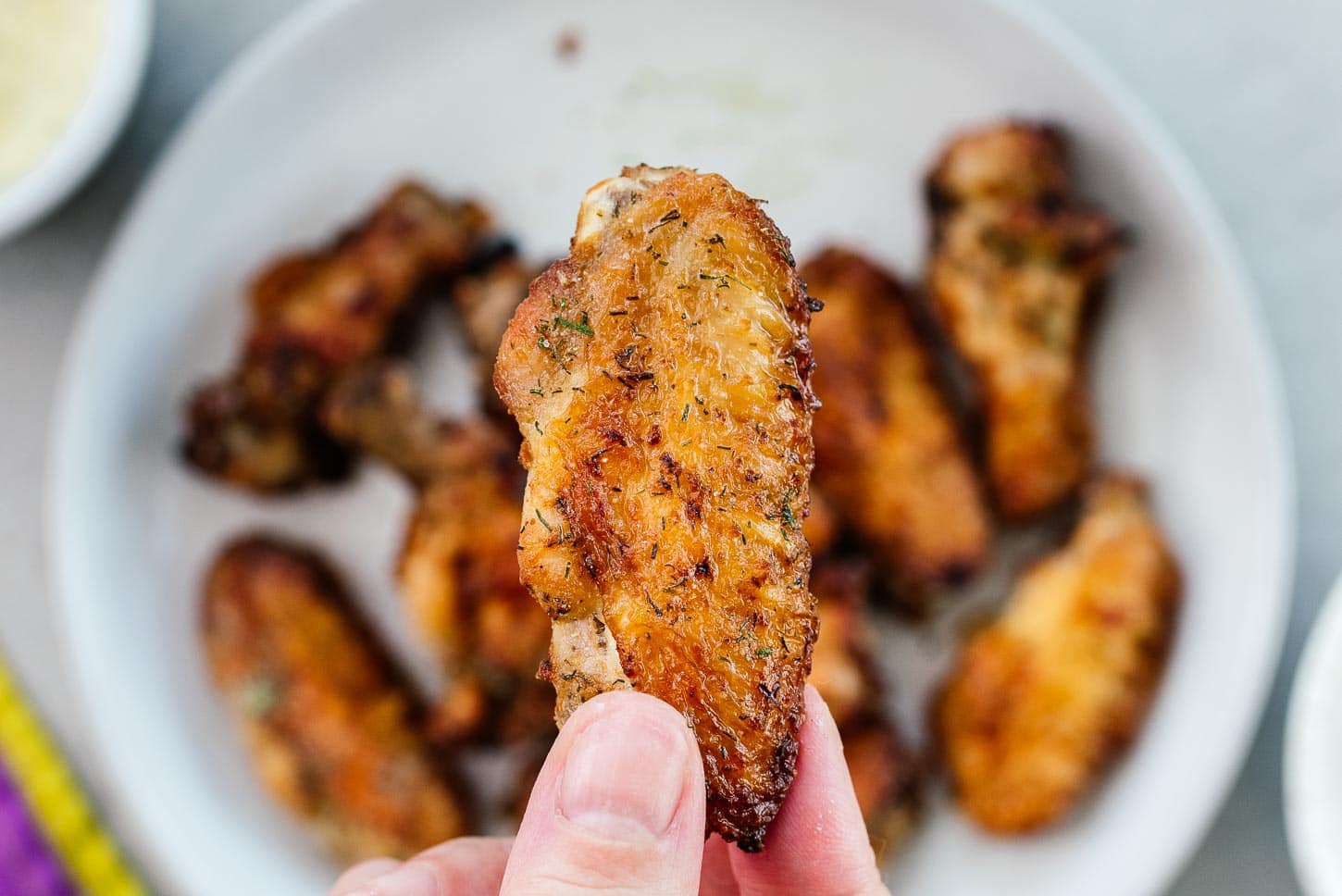 ranch wings with ranch seasoning | www.iamafoodblog.com