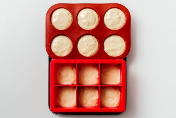 making ice cube tray pancakes | www.iamafoodblog.com