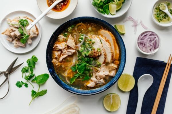 Hue Style Spicy Turkey Noodle Soup Recipe | www.iamafoodblog.com