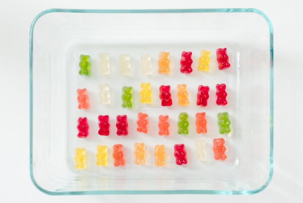 how to make frozen gummy bears | www.iamafoodblog.com