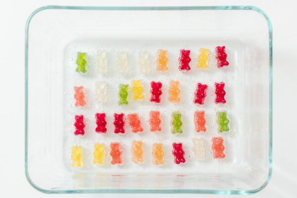 how to make frozen gummy bears | www.iamafoodblog.com