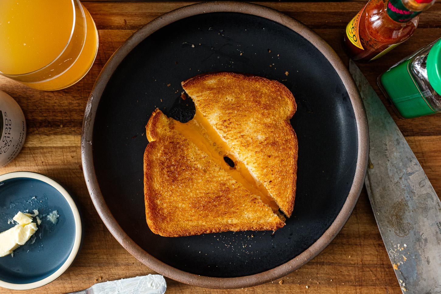 air fryer grilled cheese recipe | www.iamafoodblog.com