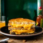 air fryer grilled cheese recipe | www.iamafoodblog.com